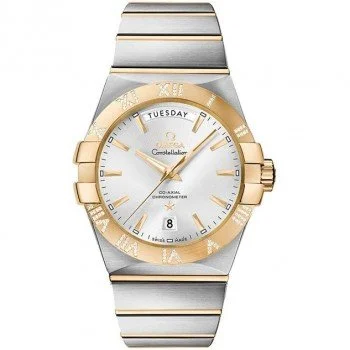 Omega Constellation 123.25.38.22.02.002 Co-Axial Automatic 38 mm Day-Date Mens Watch front view