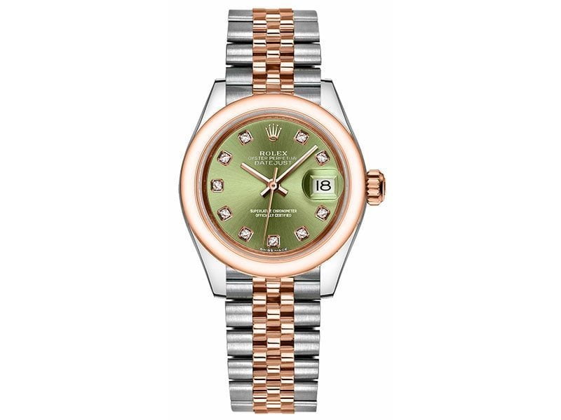 Rolex Lady Datejust 279161,grndo 28mm Jubilee Bracelet Women Watch